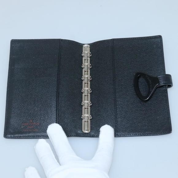 LOUIS VUITTON Epi Z Agenda PM Day Planner Cover Black R20092 LV Auth BA1199 - Picture 9 of 16